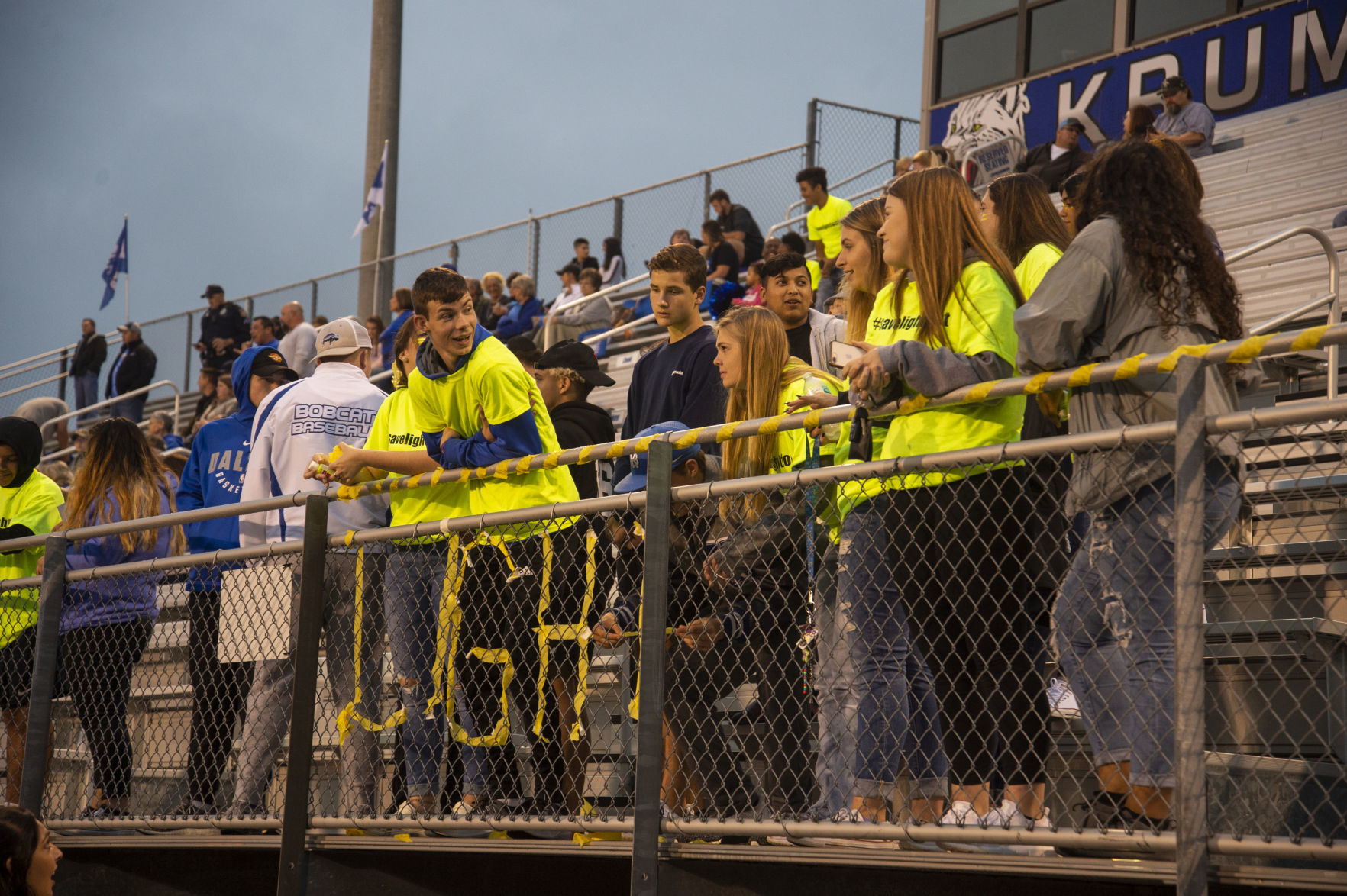 Krum students back assistant principal